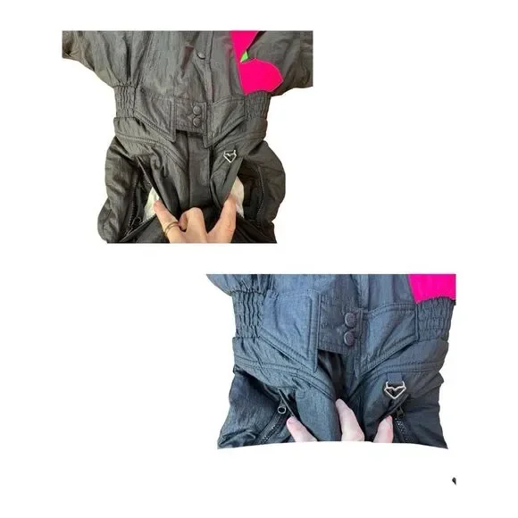 OBERMEYER 80’s 90’s Neon Escapade Snow Suit Size 4 - Picture 17 of 17